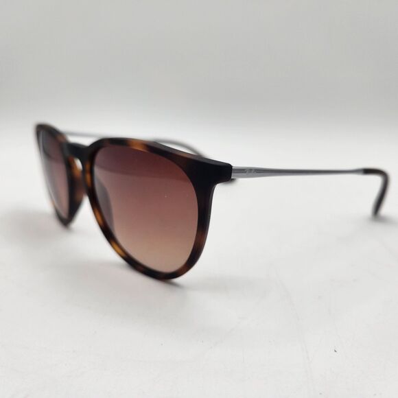 Ray-Ban Sunglasses RB4171 Erika Rubber Havana Brown Gradient Dark Brown Lens - Picture 7 of 16